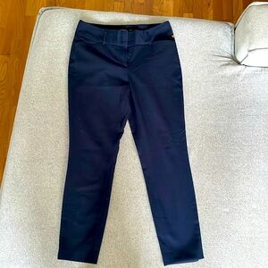 Navy blue slim fit dress pant